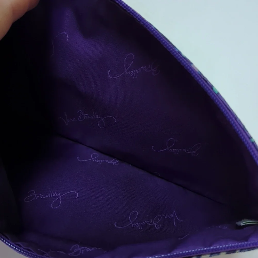 Vera Bradley, purple and blue binder pencil/ essentials pouch
